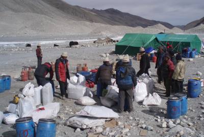 Everest Base Camp - Tibet side 