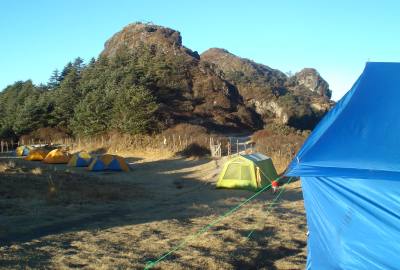 camping at sandakpur